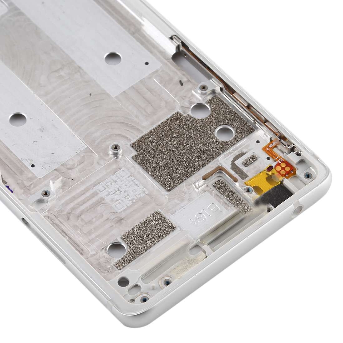 Front Housing LCD Frame Bezel Plate for Nokia 7 TA-1041 (Black)