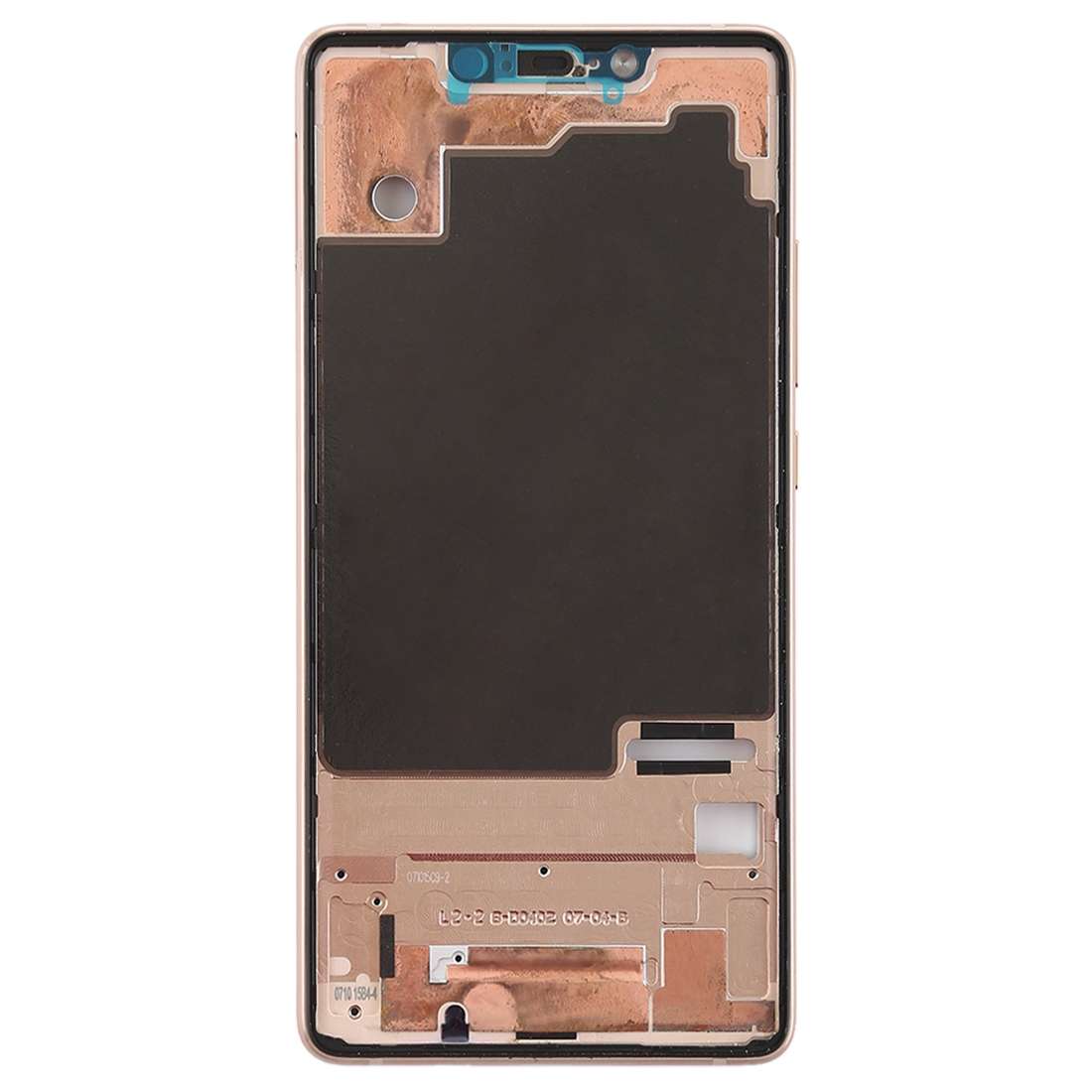 Middle Frame Bezel with Side Keys for Xiaomi Mi 8 SE (Rose Gold)