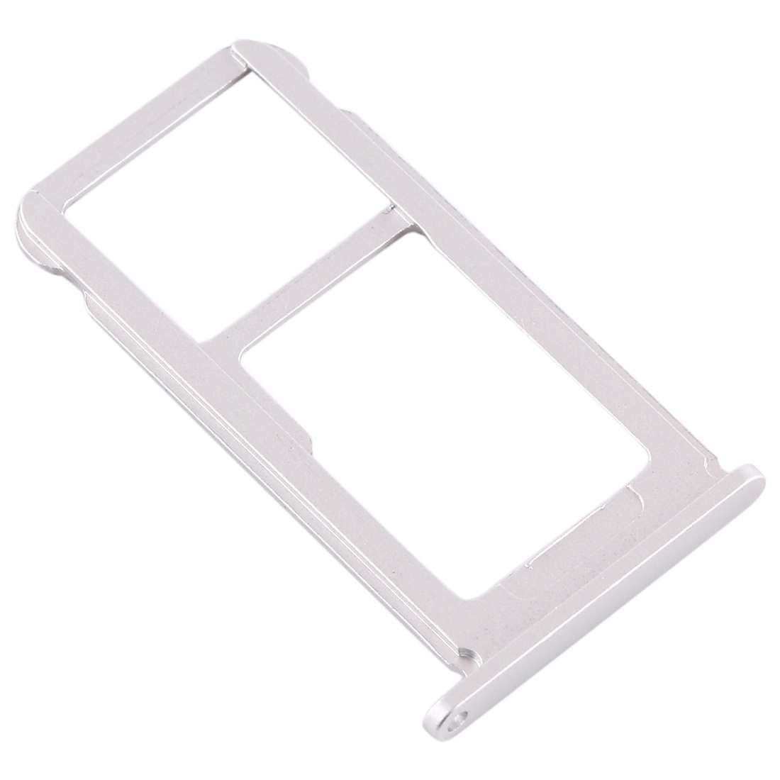 SIM Card Tray + SIM Card Tray / Micro SD Card Tray for Nokia 7.1 / TA-1100 TA-1096 TA ... (Silver)