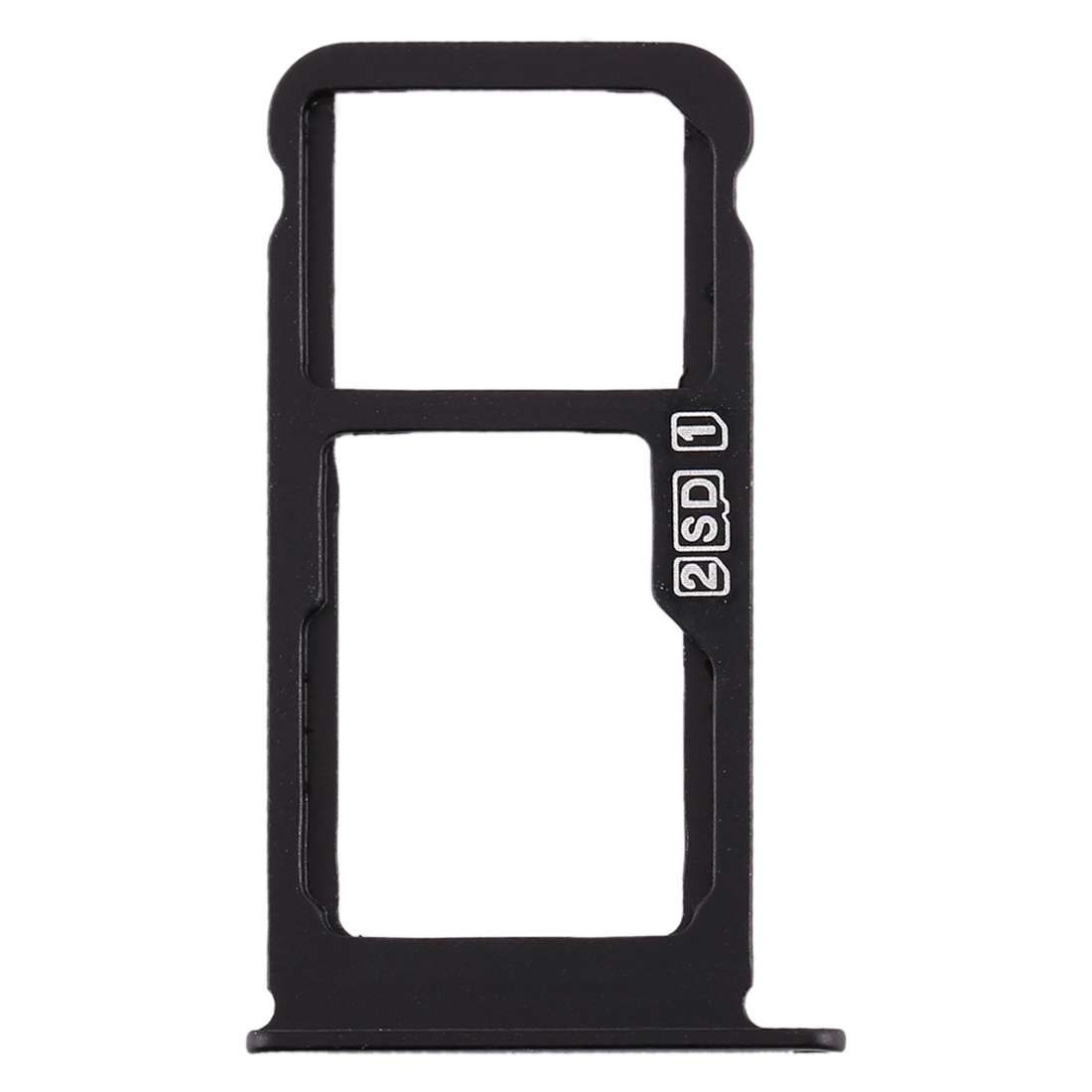 SIM Card Tray + SIM Card Tray / Micro SD Card Tray for Nokia X6 (2018) / TA-1099 / 6.1 Plus (Black)