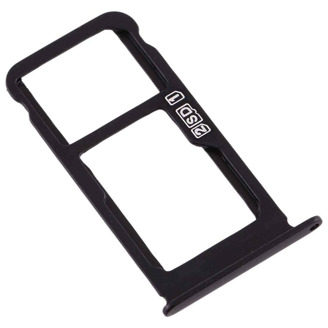 SIM Card Tray + SIM Card Tray / Micro SD Card Tray for Nokia X6 (2018) / TA-1099 / 6.1 Plus (Black)