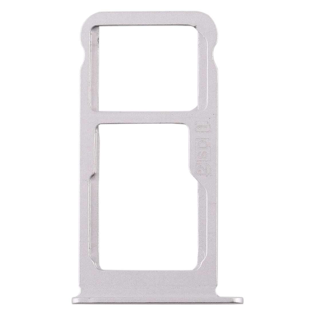 SIM Card Tray + SIM Card Tray / Micro SD Card Tray for Nokia X6 (2018) / TA-1099 / 6.1 Plus (Black)