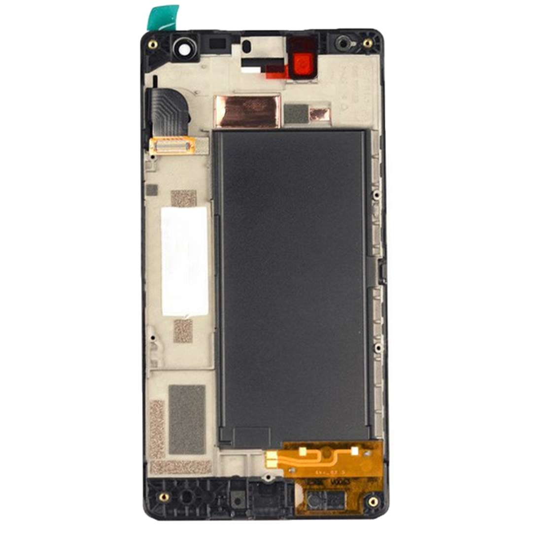 TFT LCD Screen for Nokia Lumia 730 Digitizer Full Assembly with Frame (Black)