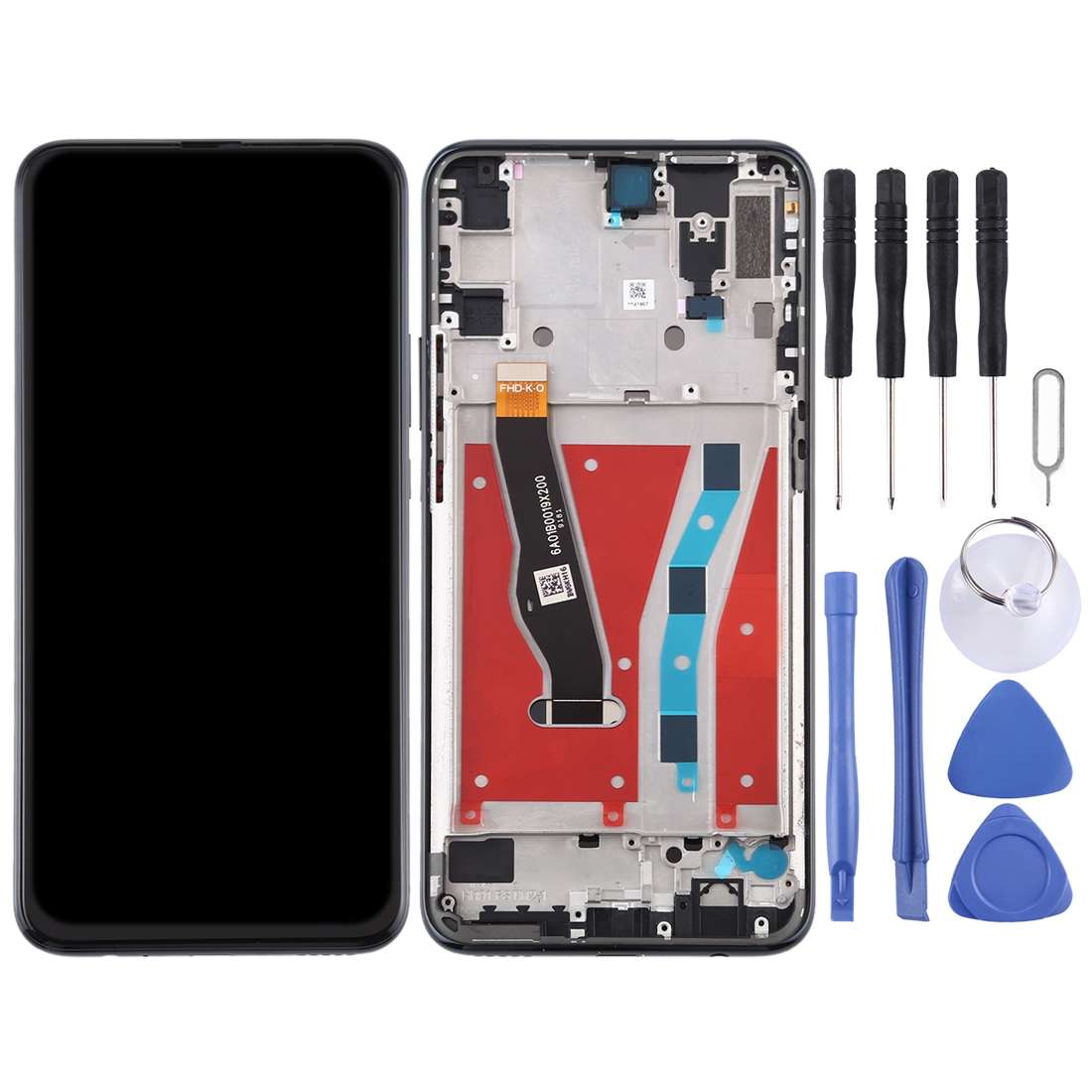 OEM LCD Screen for Huawei P Smart Z Digitizer Full Assembly with Frame(Black)