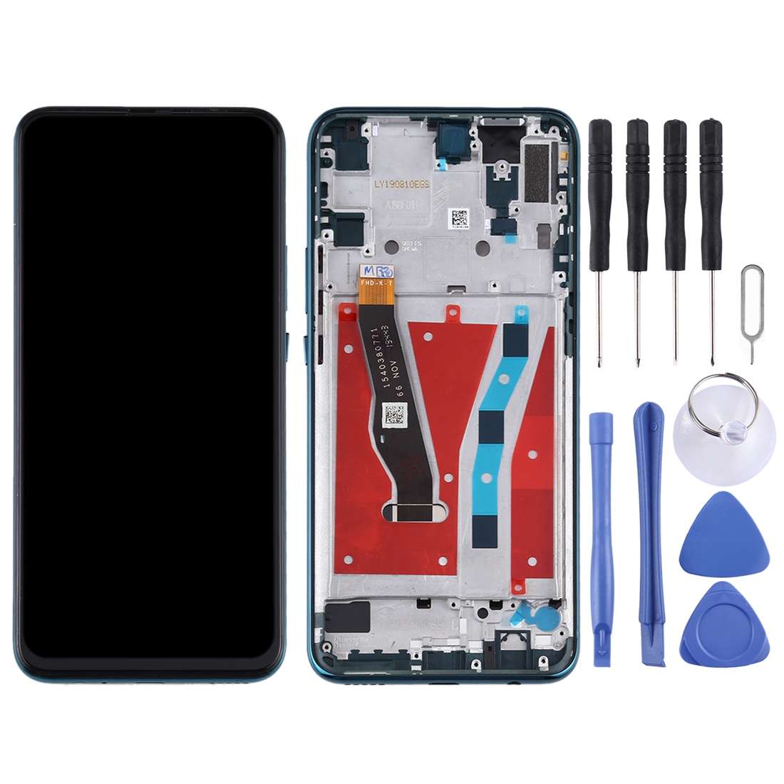 OEM LCD Screen for Huawei P Smart Z Digitizer Full Assembly with Frame(Black)