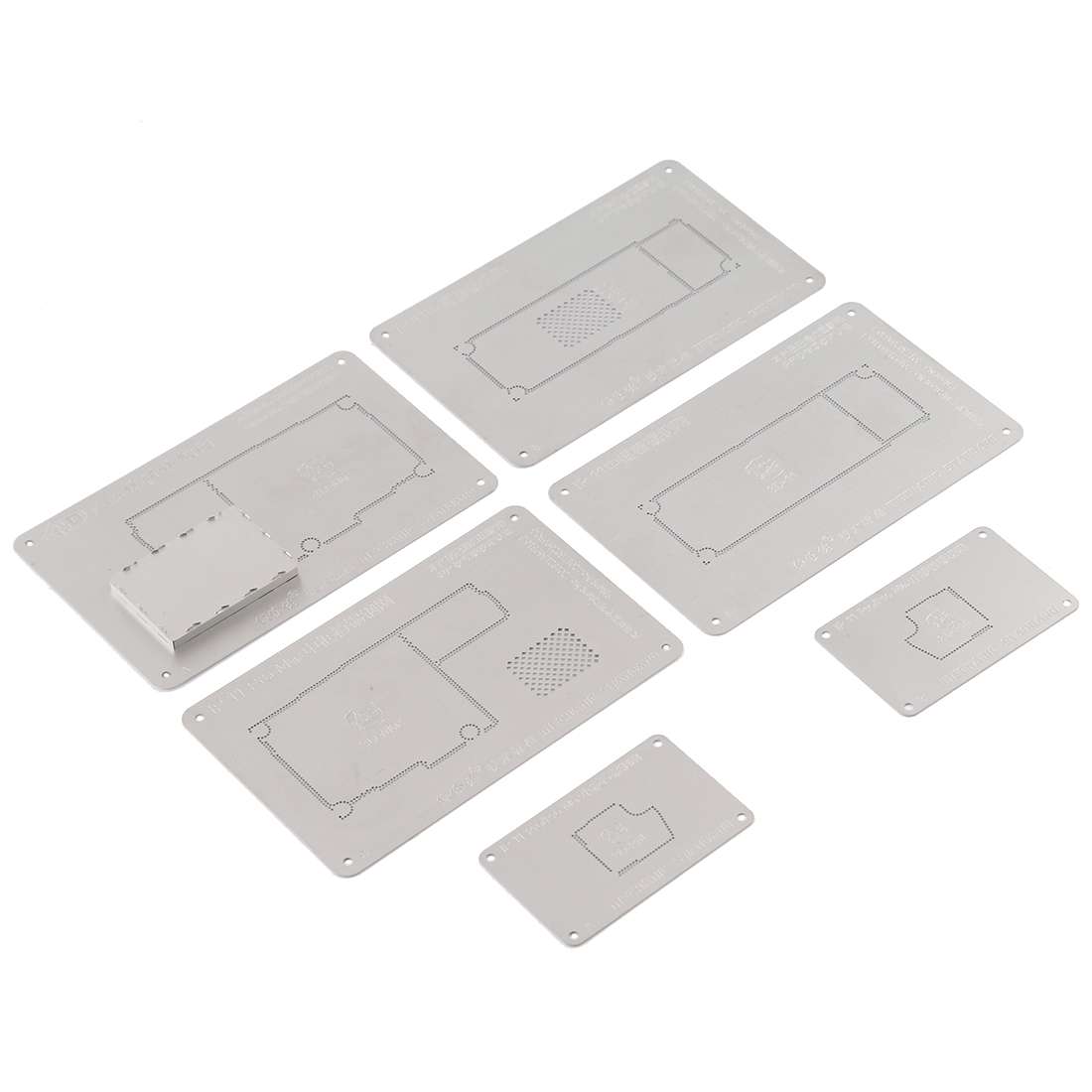 MECHANIC BGA Reballing Stencil 4D Grooved Steel Stencil with Leakproof for iPhone 11 Pro / 11 Pro