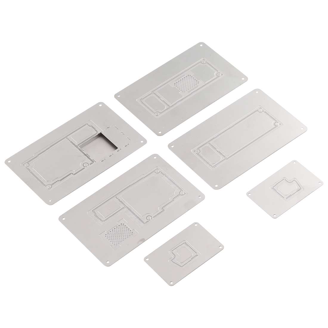 MECHANIC BGA Reballing Stencil 4D Grooved Steel Stencil with Leakproof for iPhone 11 Pro / 11 Pro