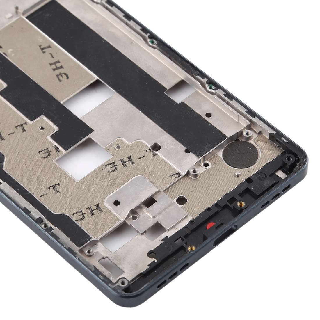 Middle Frame Bezel Plate with Side Keys for BlackBerry KEY2 LE / KEY2 Lite (Black)