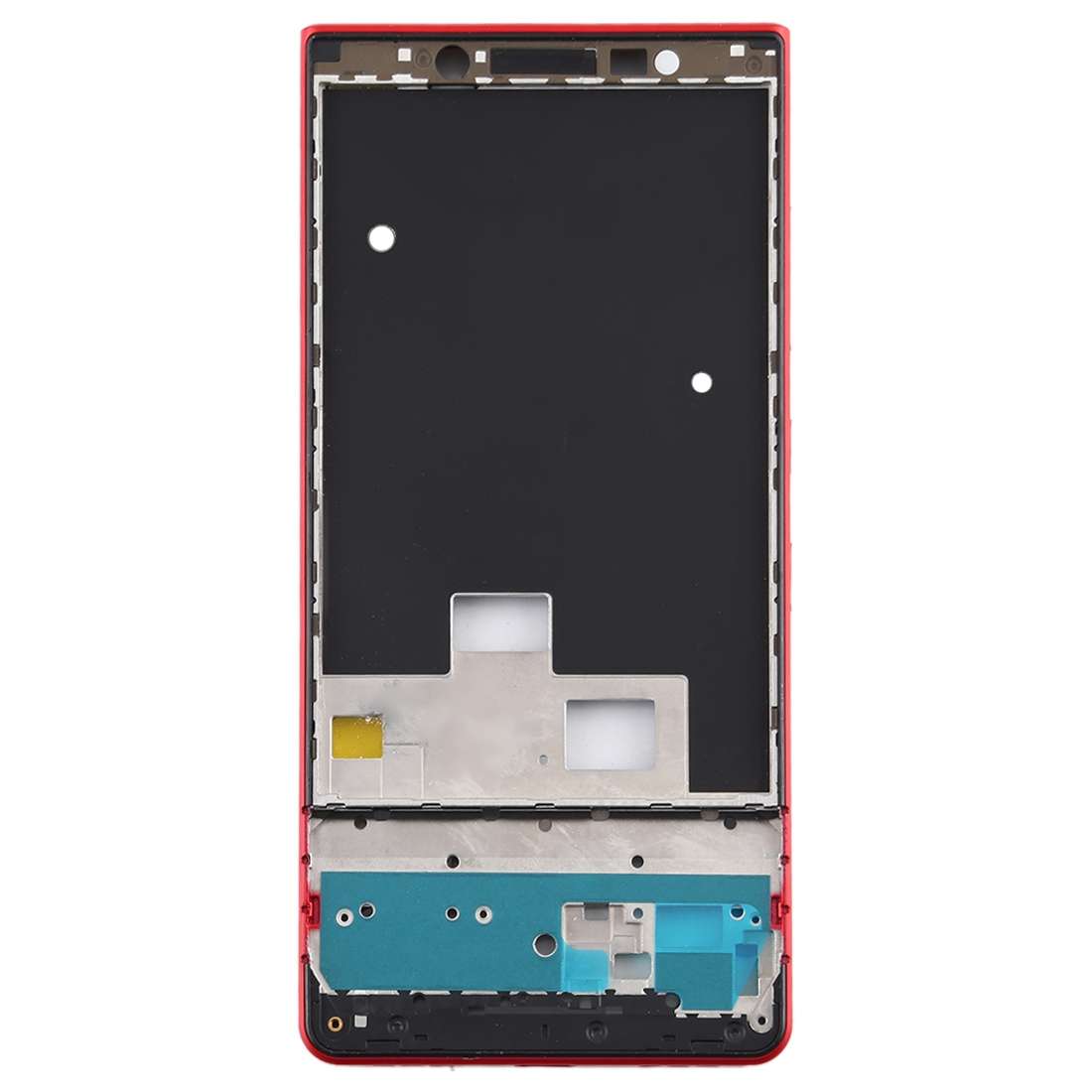 Middle Frame Bezel Plate with Side Keys for BlackBerry KEY2 LE / KEY2 Lite(Red)