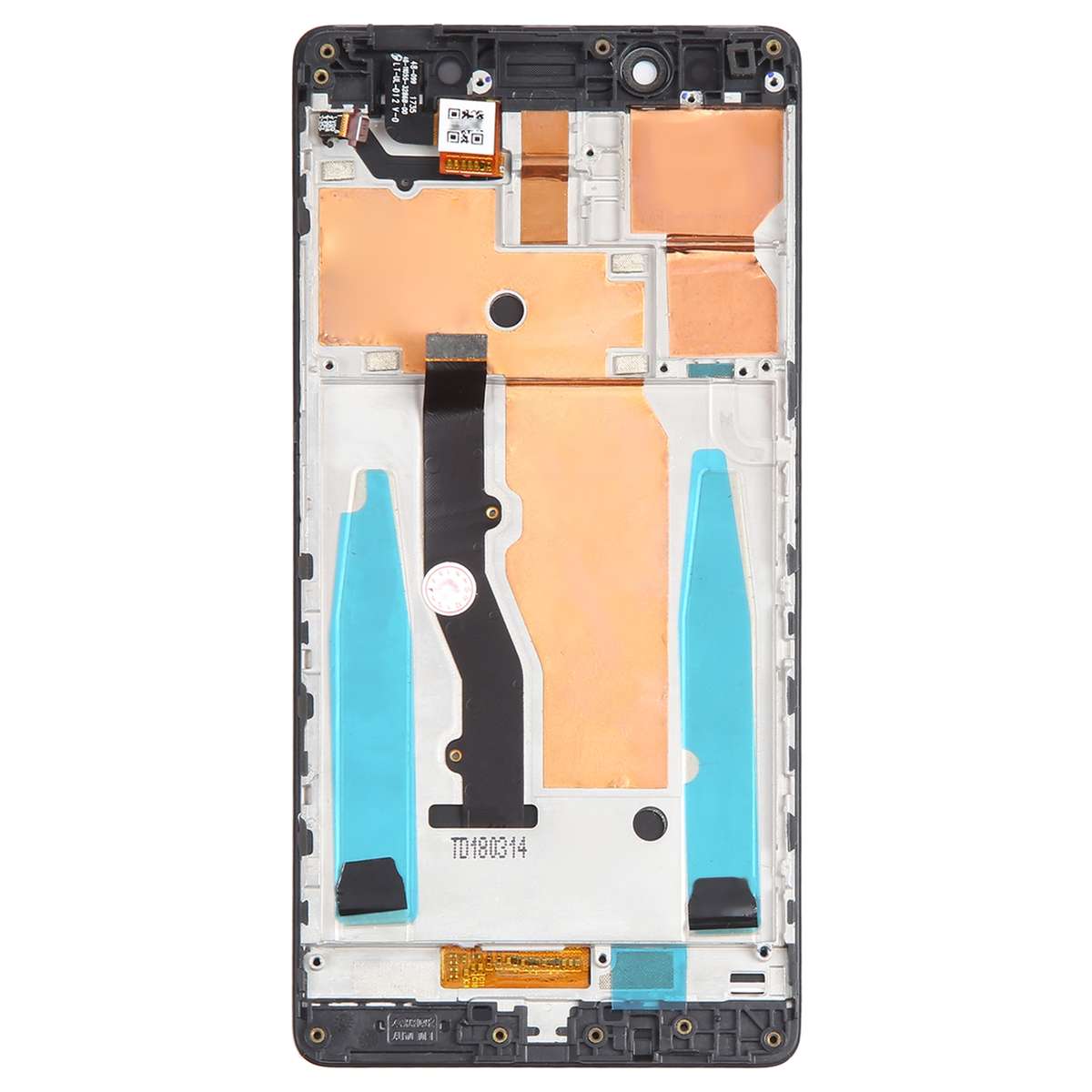 OEM LCD Screen for Lenovo K8 Note XT1902-3 Digitizer Full Assembly with Frame (Black)