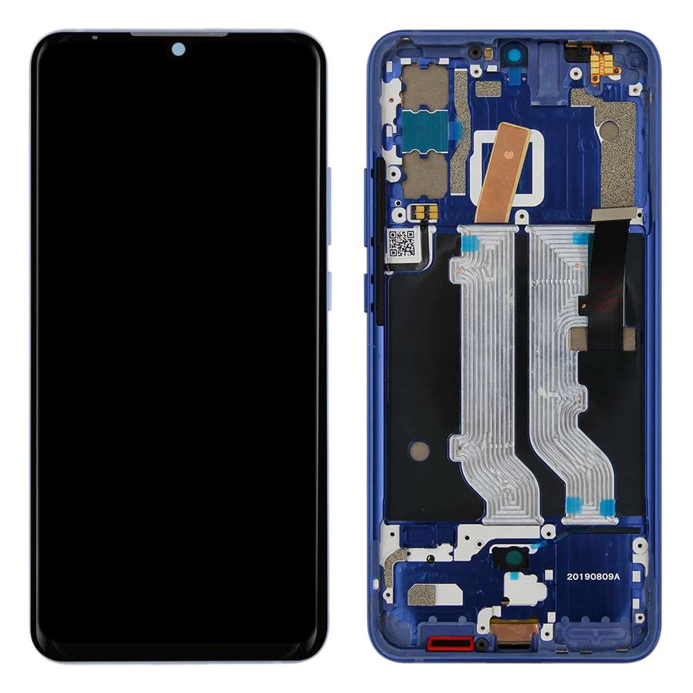 AMOLED Material LCD Screen and Digitizer Full Assembly with Frame for ZTE Axon 10 Pro (4G Version...