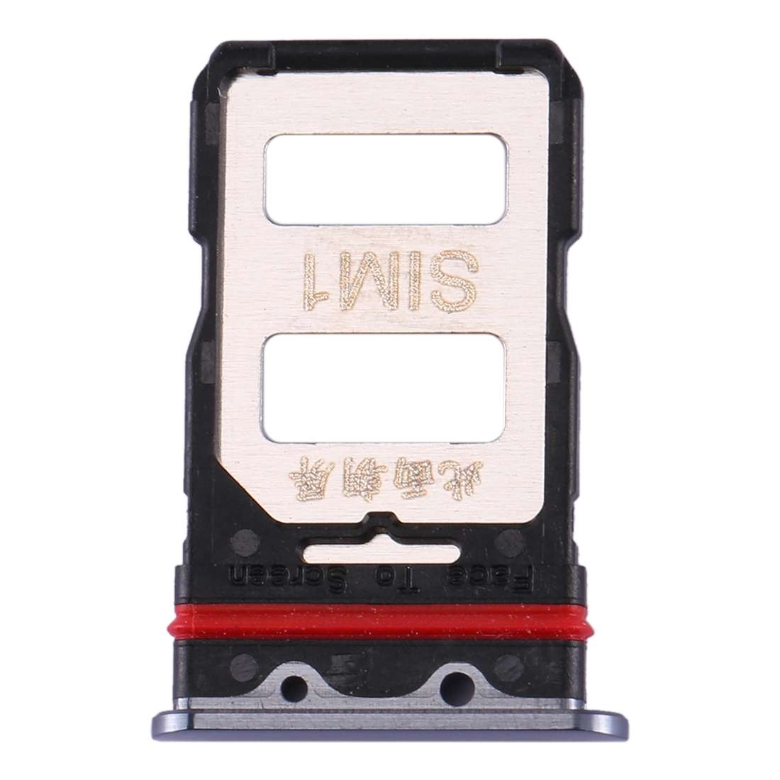SIM Card Tray + SIM Card Tray for Xiaomi Redmi K30 Pro(Black)