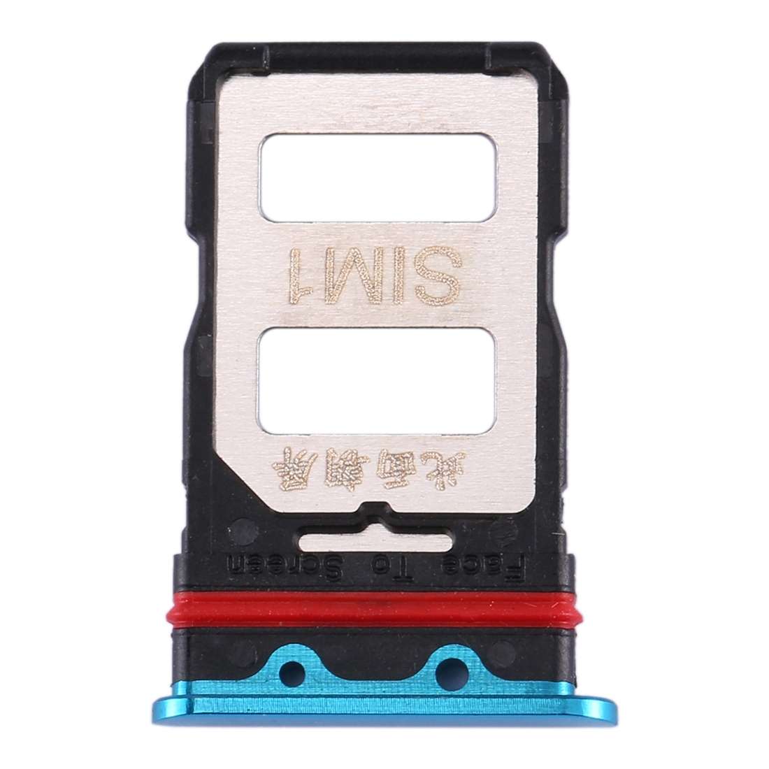 SIM Card Tray + SIM Card Tray for Xiaomi Redmi K30 Pro(Black)