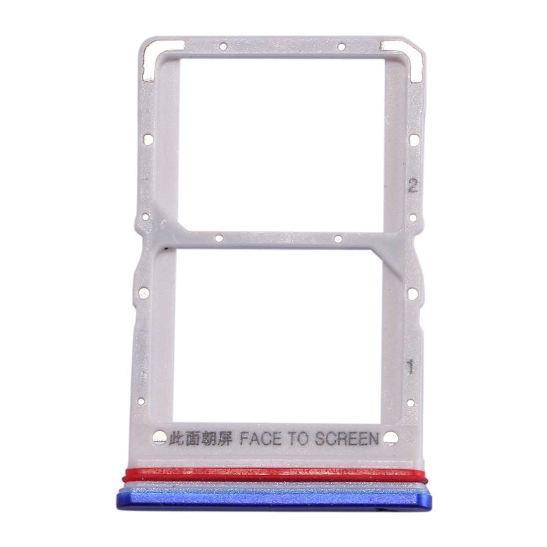 SIM Card Tray + SIM Card Tray for Xiaomi Redmi K30 5G(Blue)