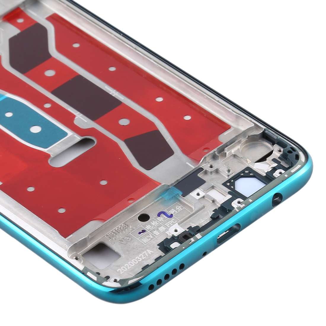 Original Middle Frame Bezel Plate for Huawei P40 Lite(Black)