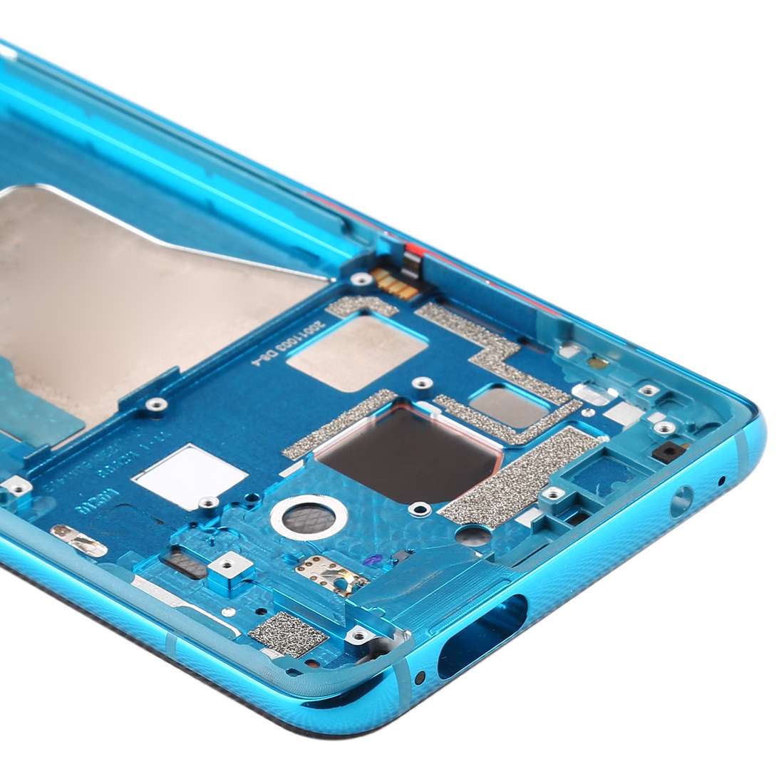 Front Housing LCD Frame Bezel Plate With Side Keys for Xiaomi Redmi K30 Pro (Black)
