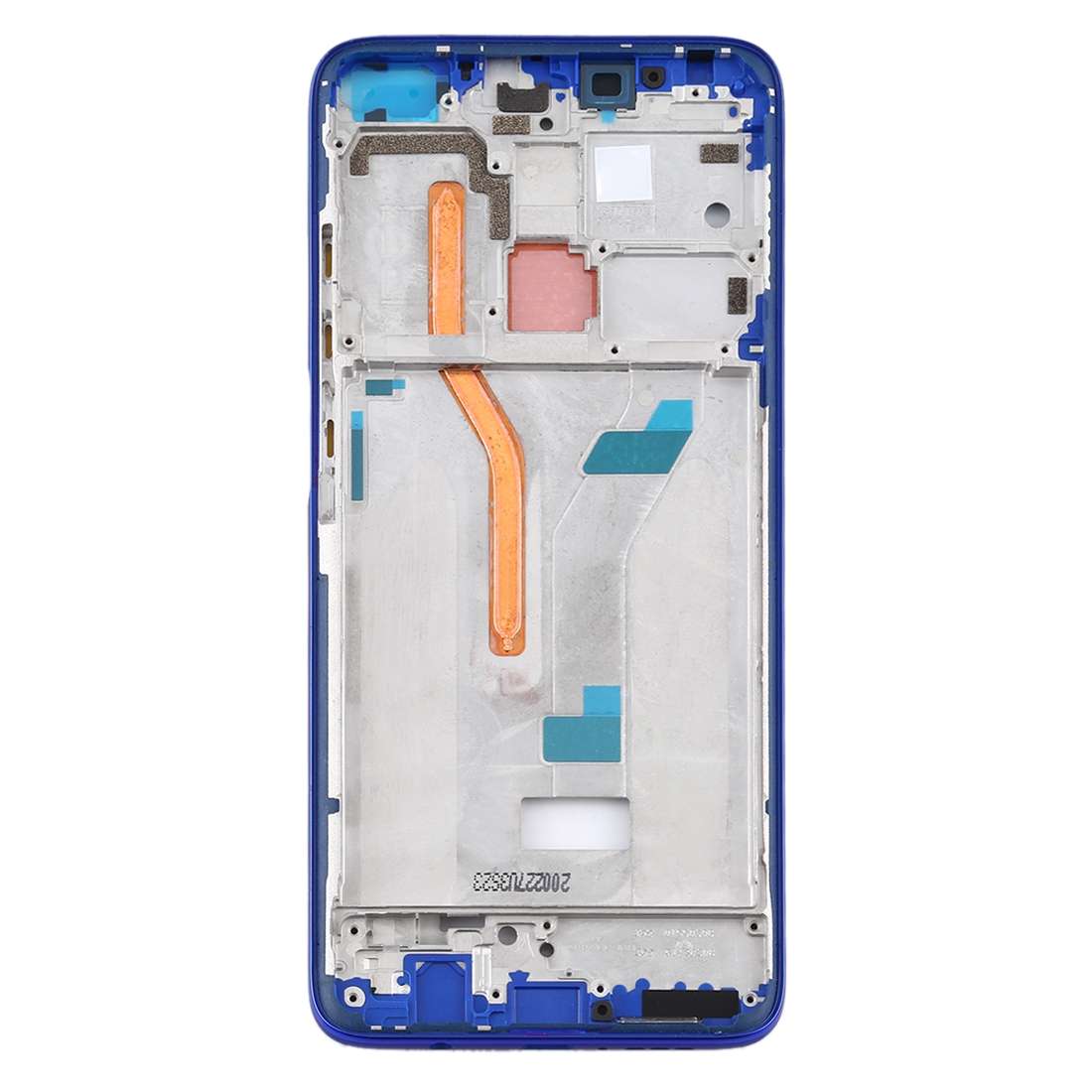 Front Housing LCD Frame Bezel Plate for Xiaomi Redmi K30, 4G Version (Blue)
