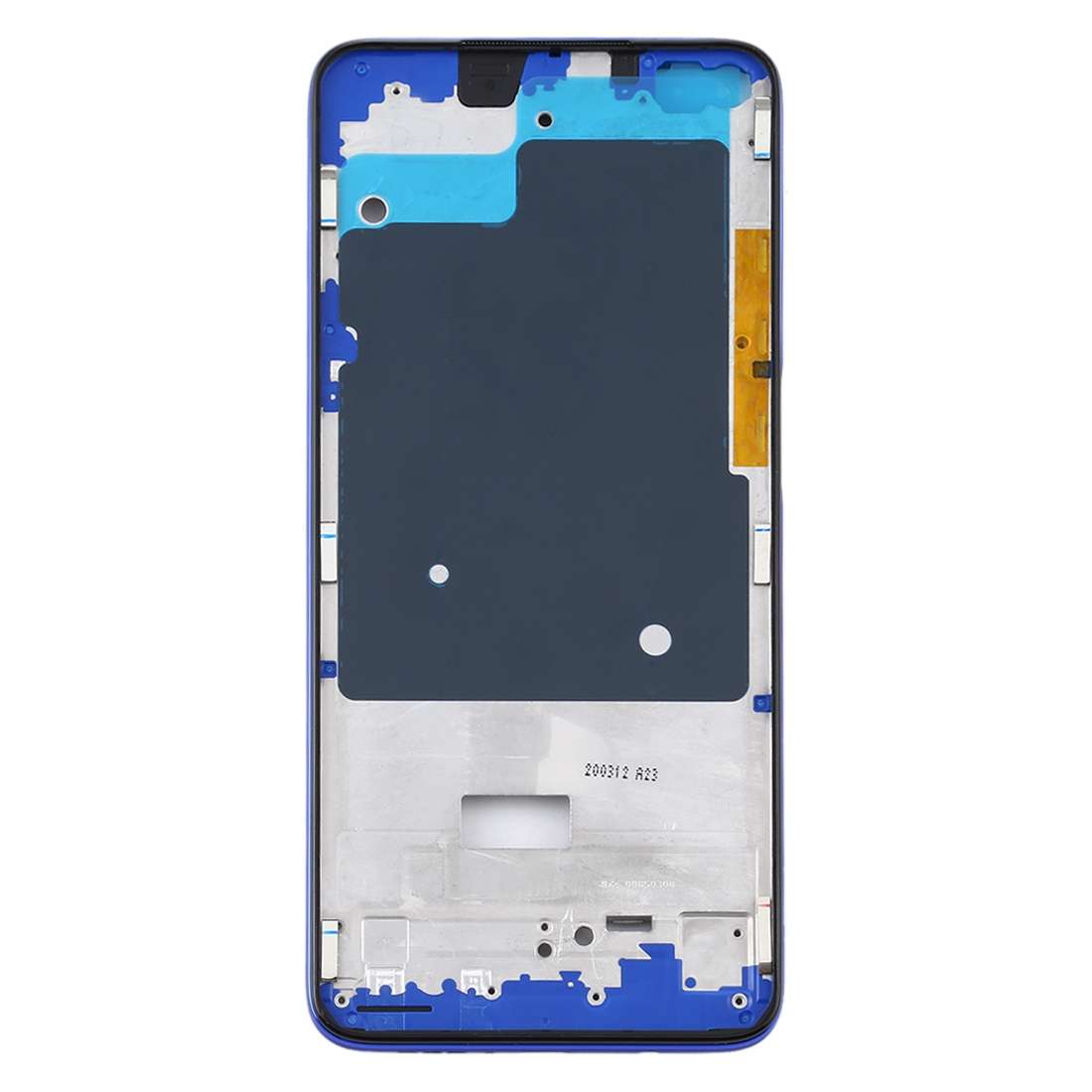 Front Housing LCD Frame Bezel Plate for Xiaomi Redmi K30, 4G Version (Blue)