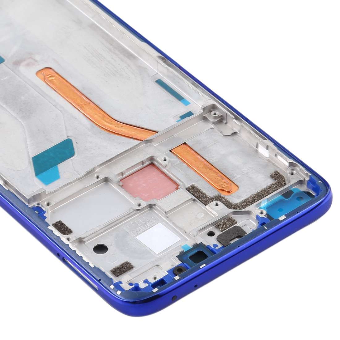 Front Housing LCD Frame Bezel Plate for Xiaomi Redmi K30, 4G Version (Blue)