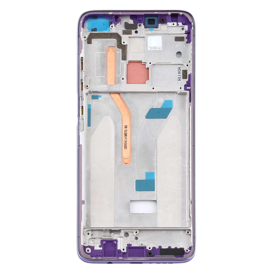 Front Housing LCD Frame Bezel Plate for Xiaomi Redmi K30, 4G Version (Blue)