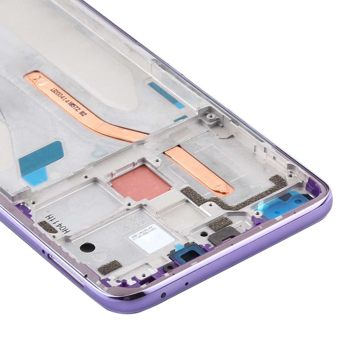 Front Housing LCD Frame Bezel Plate for Xiaomi Redmi K30, 4G Version (Blue)
