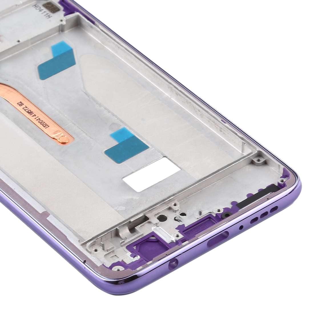 Front Housing LCD Frame Bezel Plate for Xiaomi Redmi K30, 4G Version (Blue)