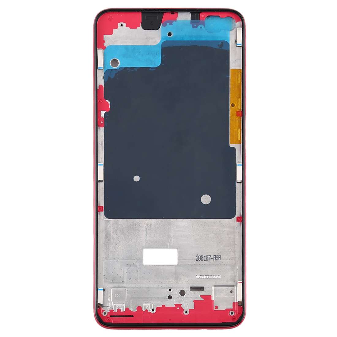 Front Housing LCD Frame Bezel Plate for Xiaomi Redmi K30, 4G Version(Red)