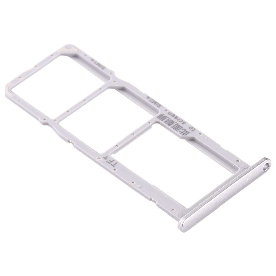 SIM Card Tray + SIM Card Tray + Micro SD Card Tray for Huawei Enjoy 10e / Honor Play 9A (Black)