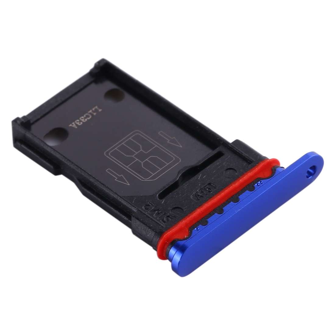 For OnePlus 8 Pro SIM Card Tray + SIM Card Tray (Black)