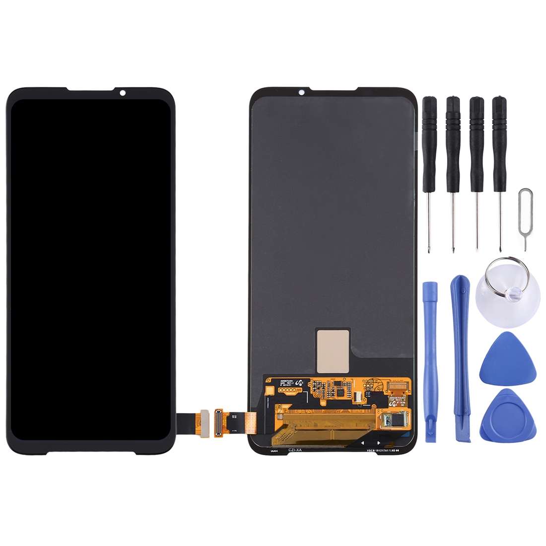 Original LCD Screen for Xiaomi Black Shark 3 with Digitizer Full Assembly(Black)