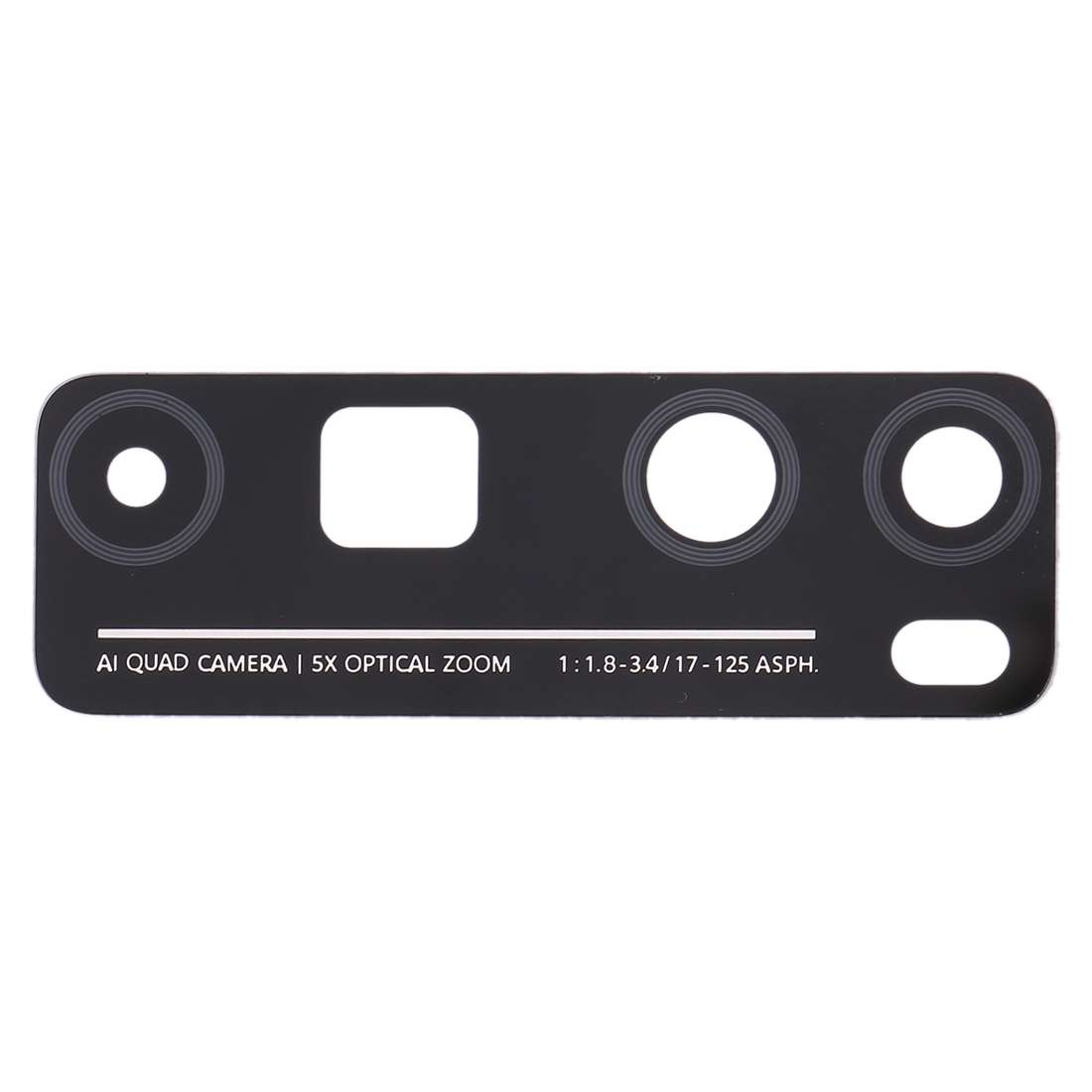 For Huawei Nova 7 Pro 5G 10pcs Back Camera Lens (Black)