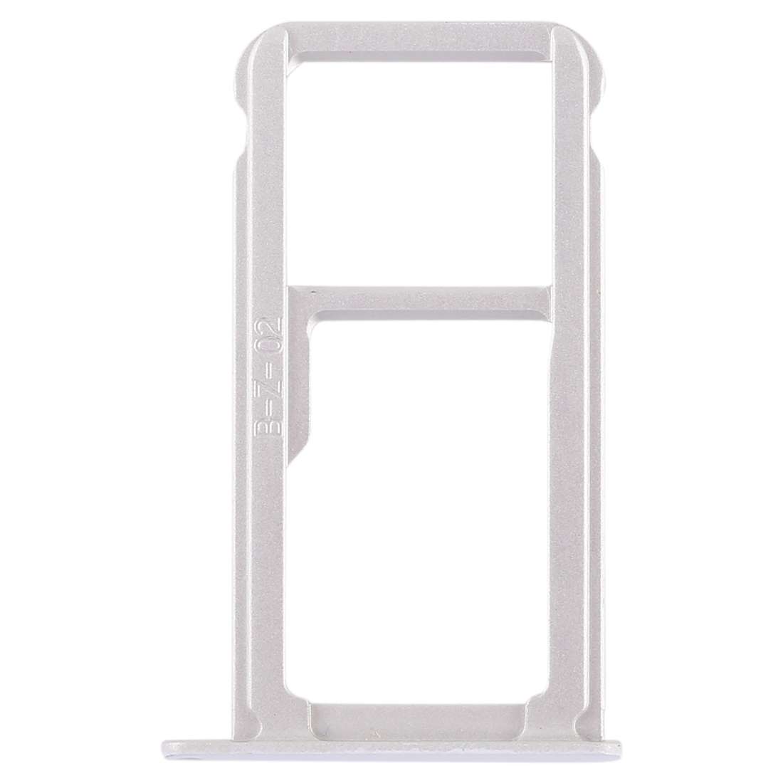 SIM Card Tray + SIM Card Tray / Micro SD Card for Huawei P9 Plus(White)