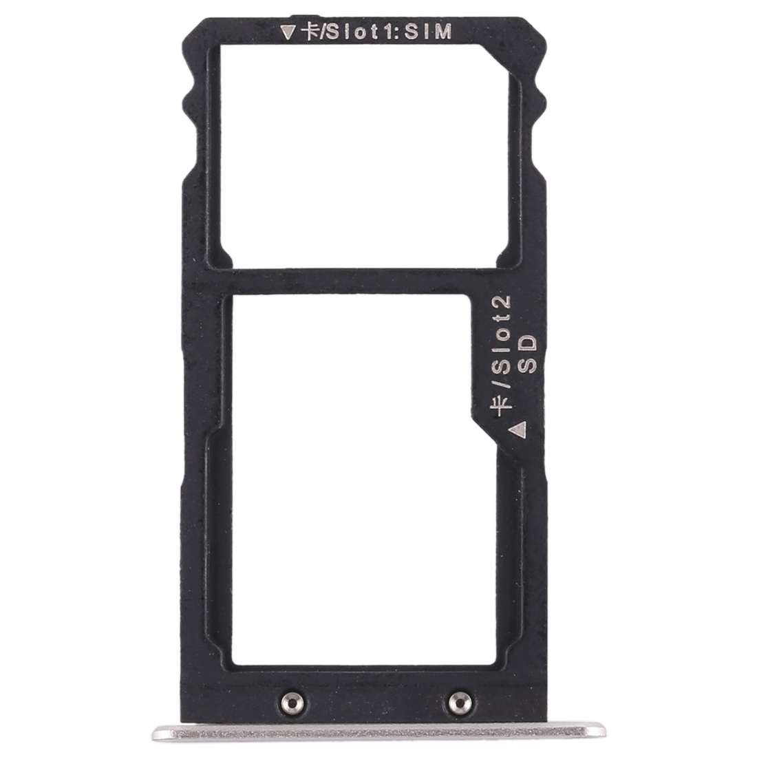 SIM Card Tray + SIM Card Tray / Micro SD Card for Huawei G8 (Grey)