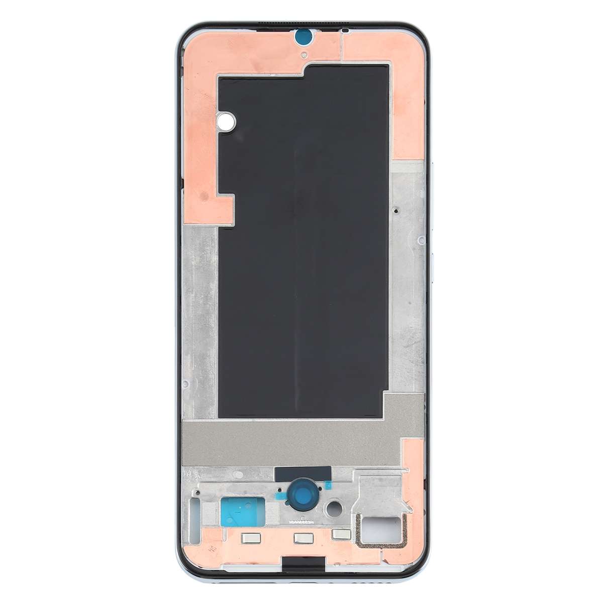 Original Middle Frame Bezel Plate for Xiaomi Mi 10 Lite 5G / Mi 10 Youth 5G M2002J9G(Blue)