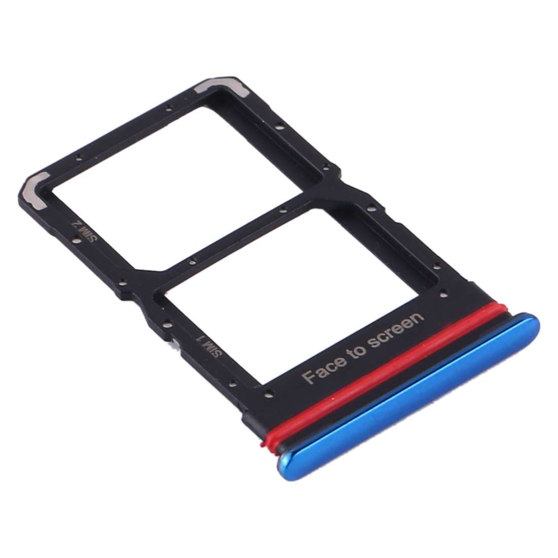 SIM Card Tray + SIM Card Tray for Xiaomi Mi 10 Lite 5G (Black)