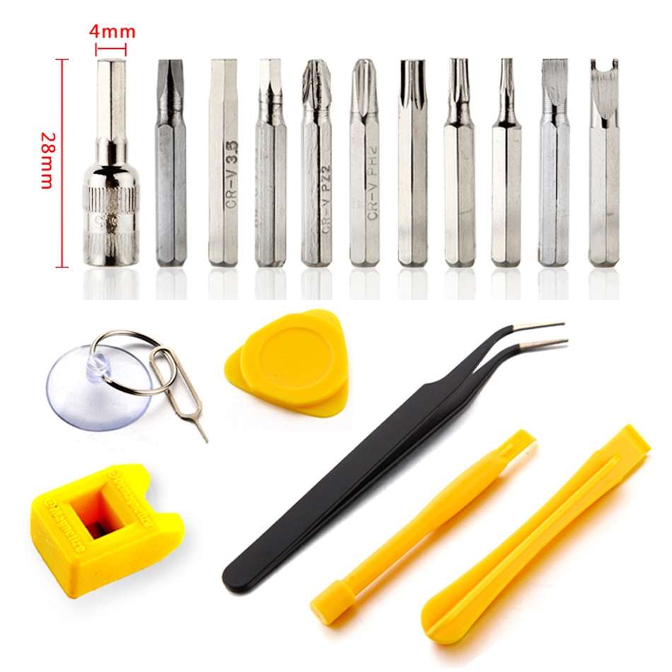 60 in 1 S2 Tool Steel Precision Screwdriver Nutdriver Bit Repair Tools Kit(Yellow)