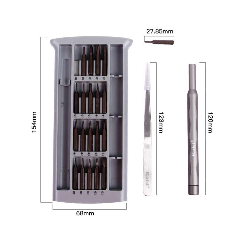 Kaisi K-3022A 22 in1 High Precision Screwdriver Set Magnetic Screwdriver Bits
