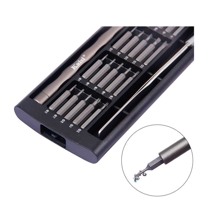 Kaisi K-3022A 22 in1 High Precision Screwdriver Set Magnetic Screwdriver Bits