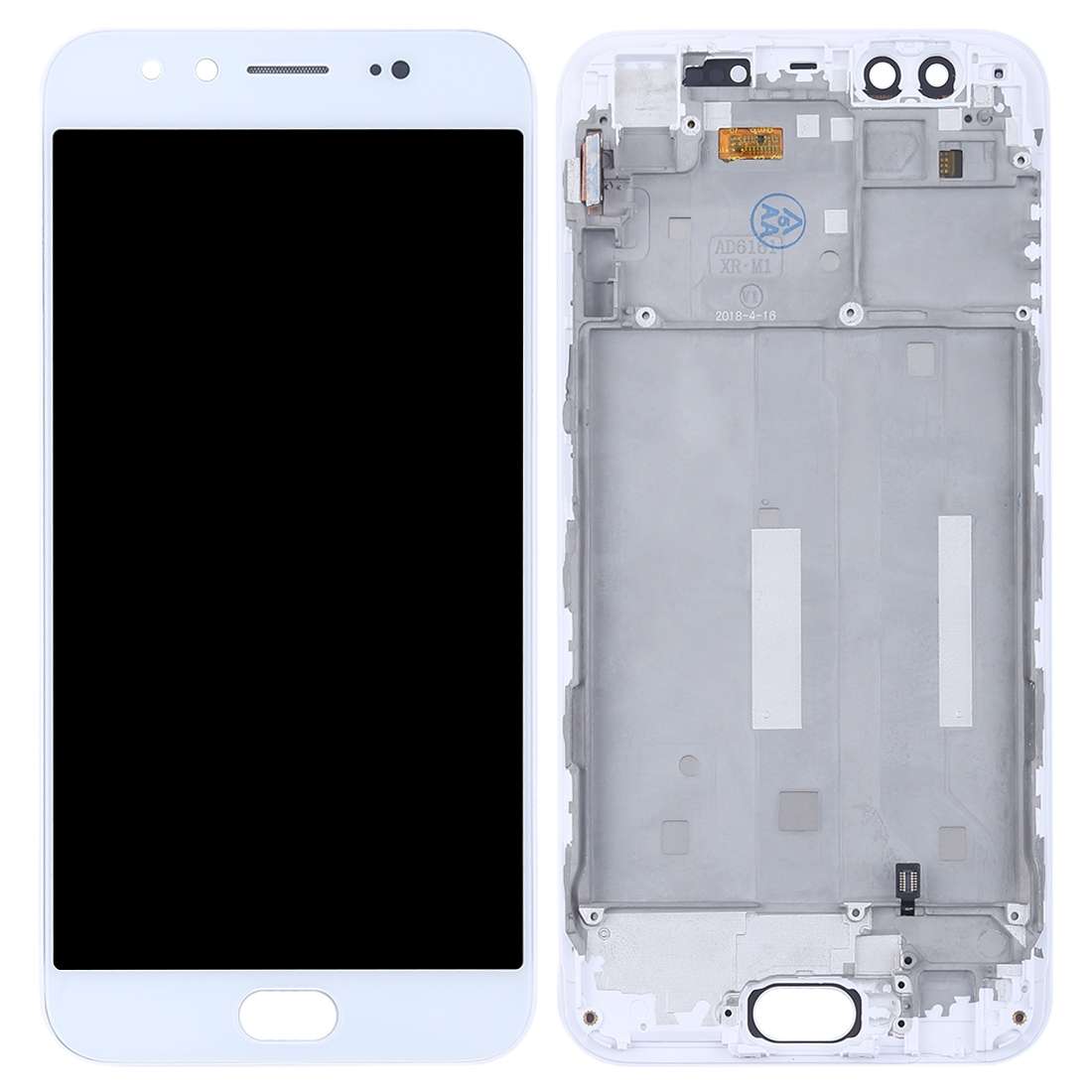TFT LCD Screen for Vivo X9/X9s Digitizer Full Assembly with Frame(White)