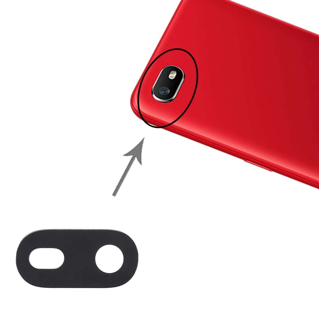 For OPPO A1K 10pcs Back Camera Lens