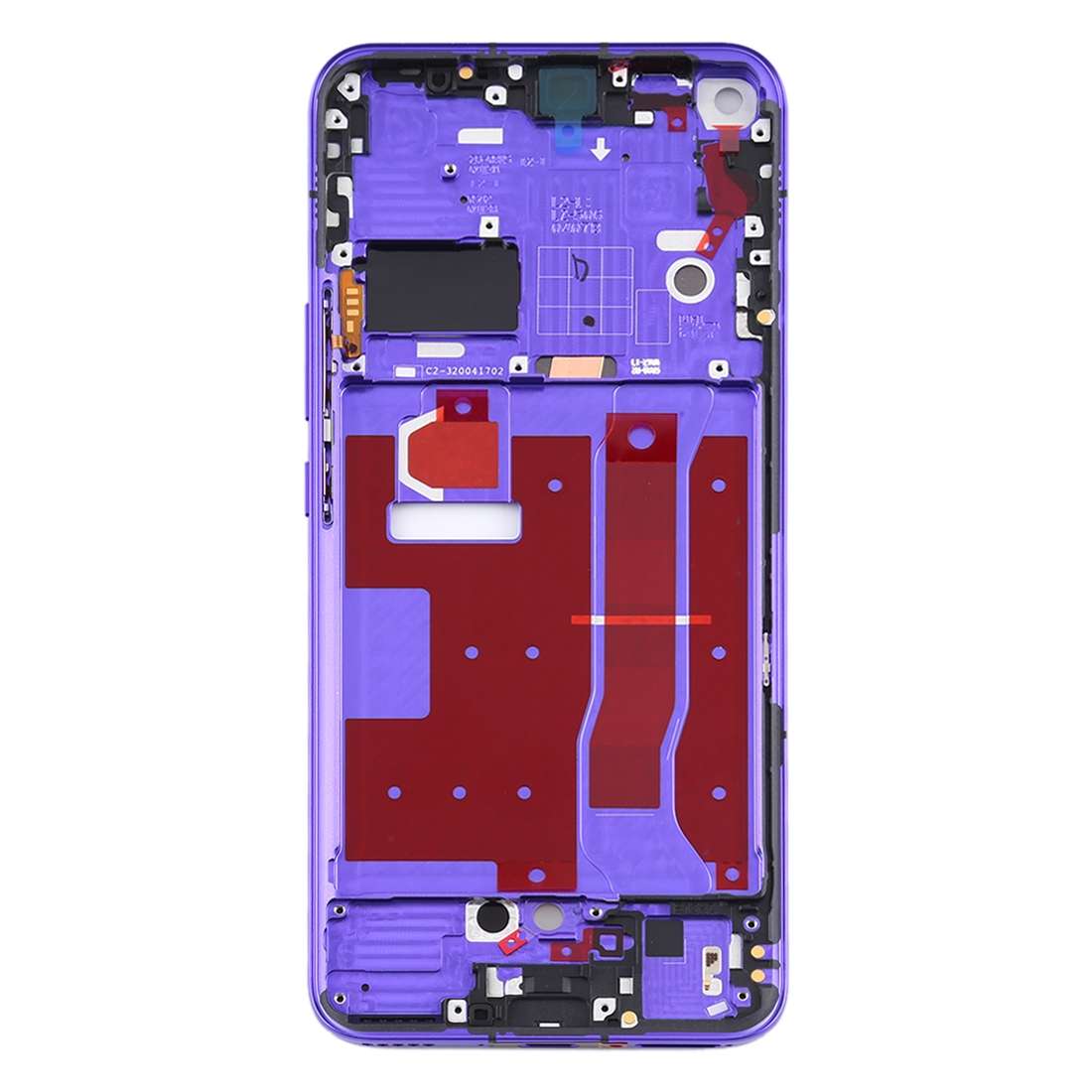 Middle Frame Bezel Plate for Huawei Honor 30(Purple)