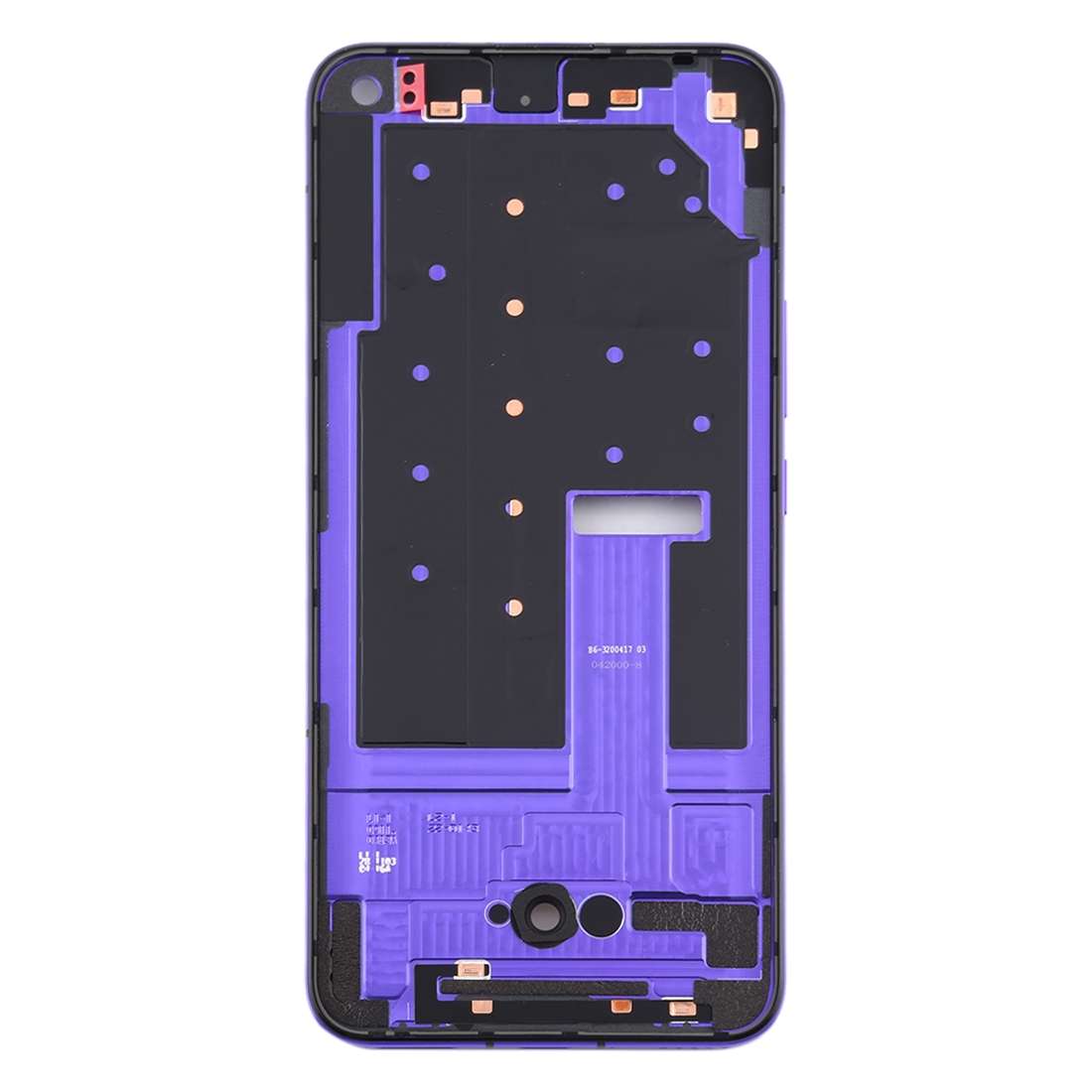 Middle Frame Bezel Plate for Huawei Honor 30(Purple)