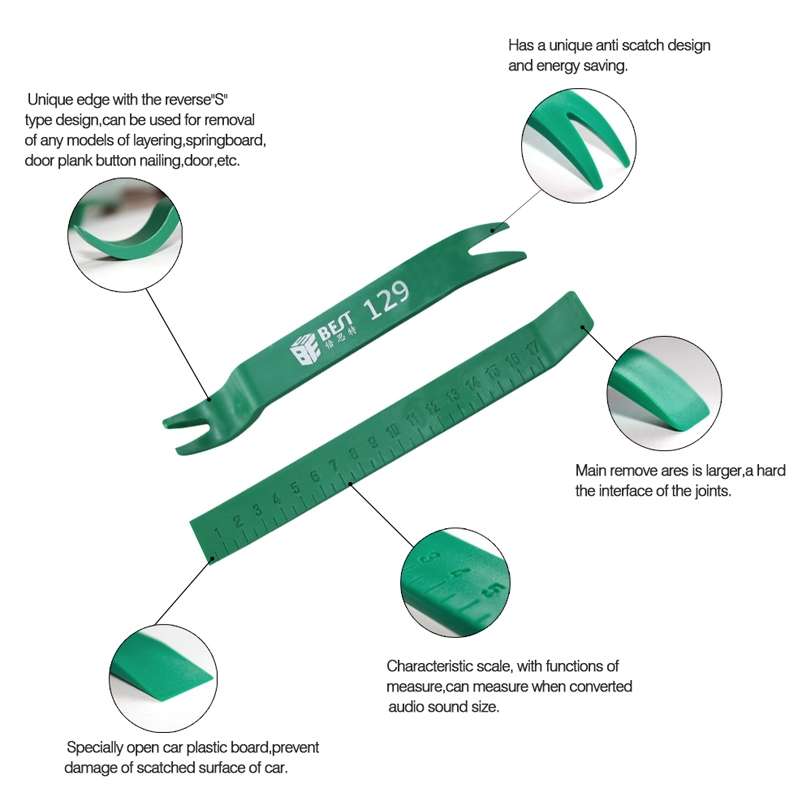 BEST-129B Bend Head Plastic Pry Tool
