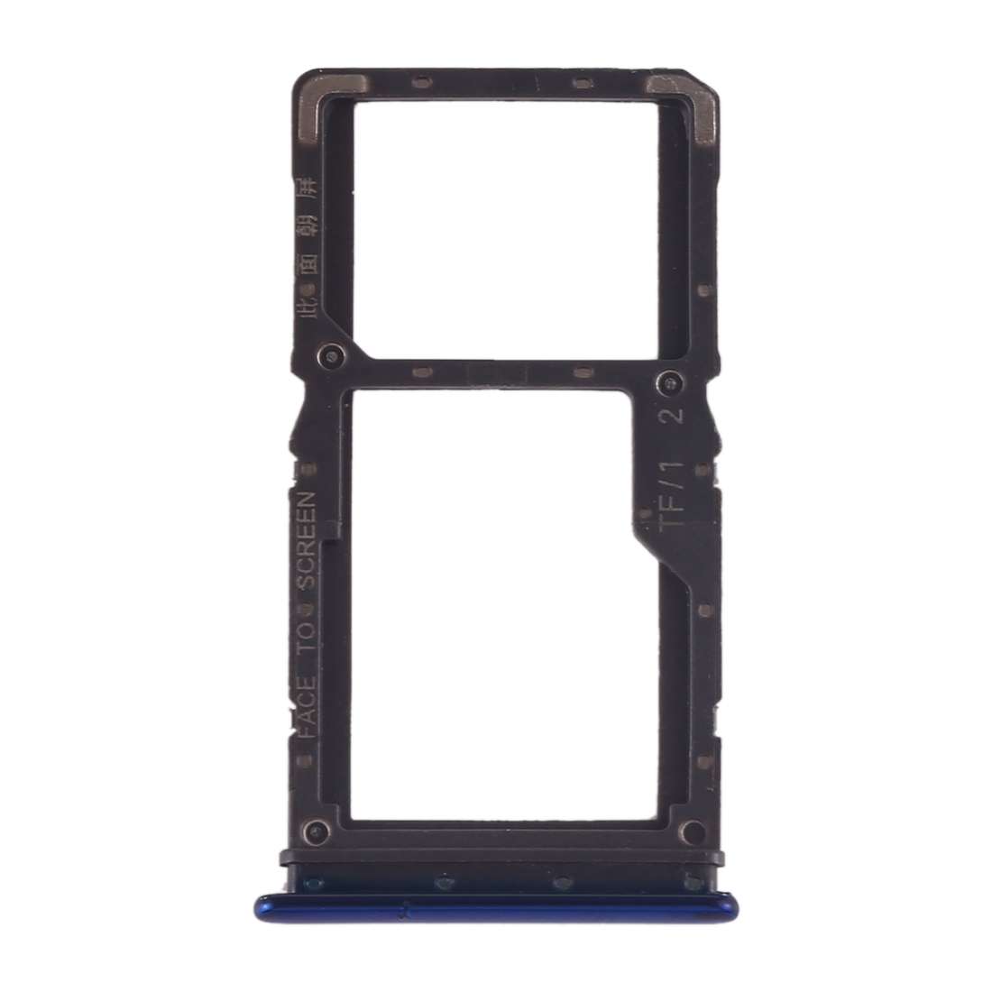 SIM Card Tray + SIM Card Tray / Micro SD Card Tray for Xiaomi Redmi Note 7 / Redmi Note 7 Pro(Black)