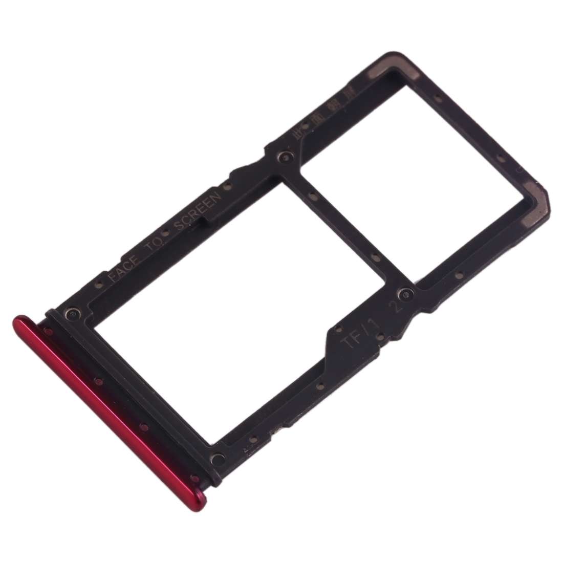 SIM Card Tray + SIM Card Tray / Micro SD Card Tray for Xiaomi Redmi Note 7 / Redmi Note 7 Pro(Black)
