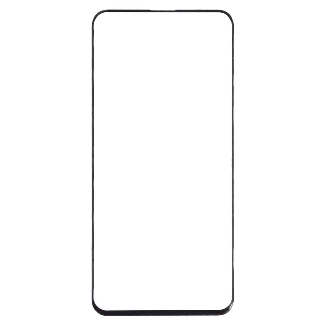 For OPPO Find X Front Screen Outer Glass Lens (Black)