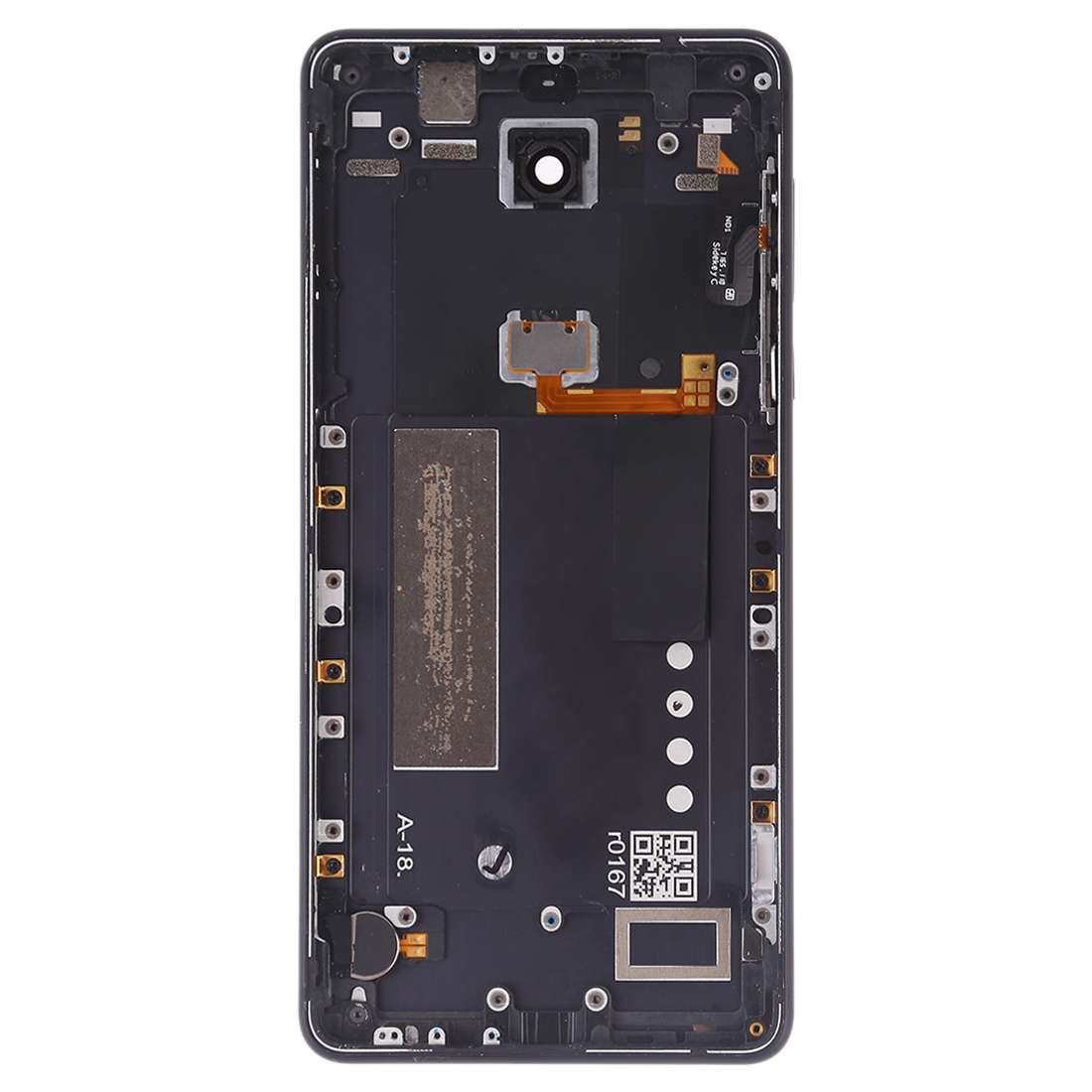 Battery Back Cover with Camera Lens & Side Keys for Nokia 5(Black)