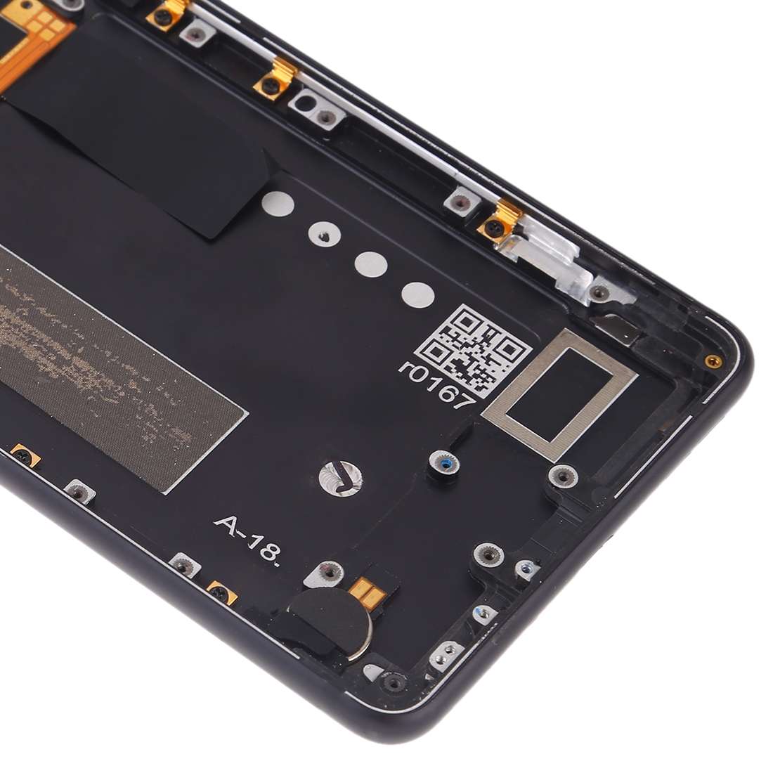 Battery Back Cover with Camera Lens & Side Keys for Nokia 5(Black)