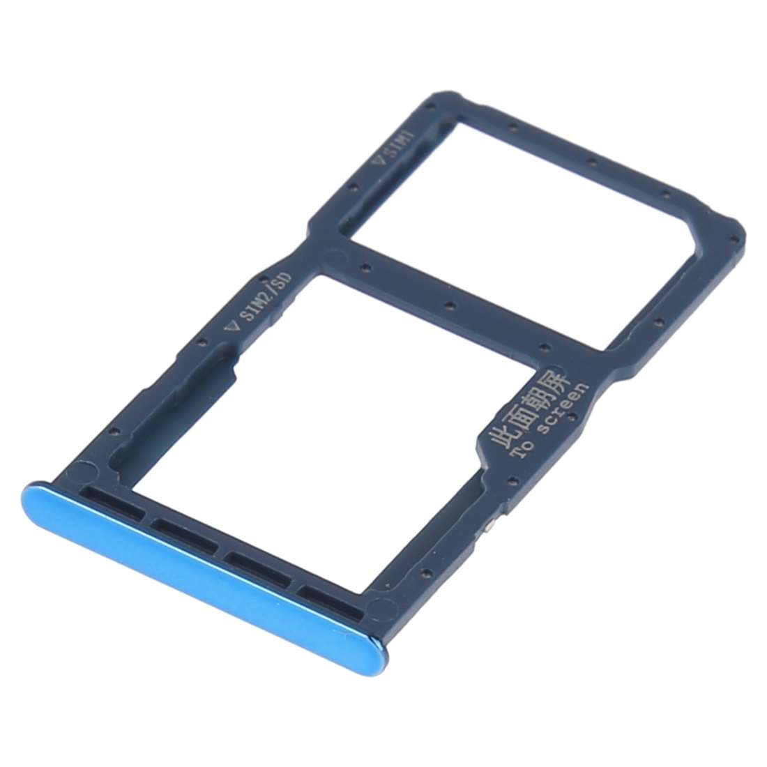 SIM Card Tray + SIM Card Tray / Micro SD Card for Huawei P30 Lite(Grey)