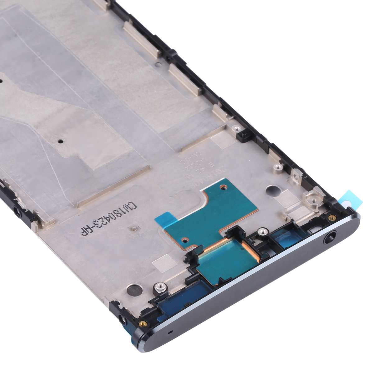 Front Housing LCD Frame Bezel for Sony Xperia XA2 Plus(Silver)